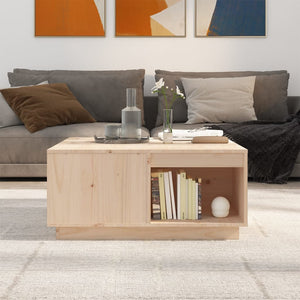 Couchtisch Kiefer Massivholz 80x81 cm