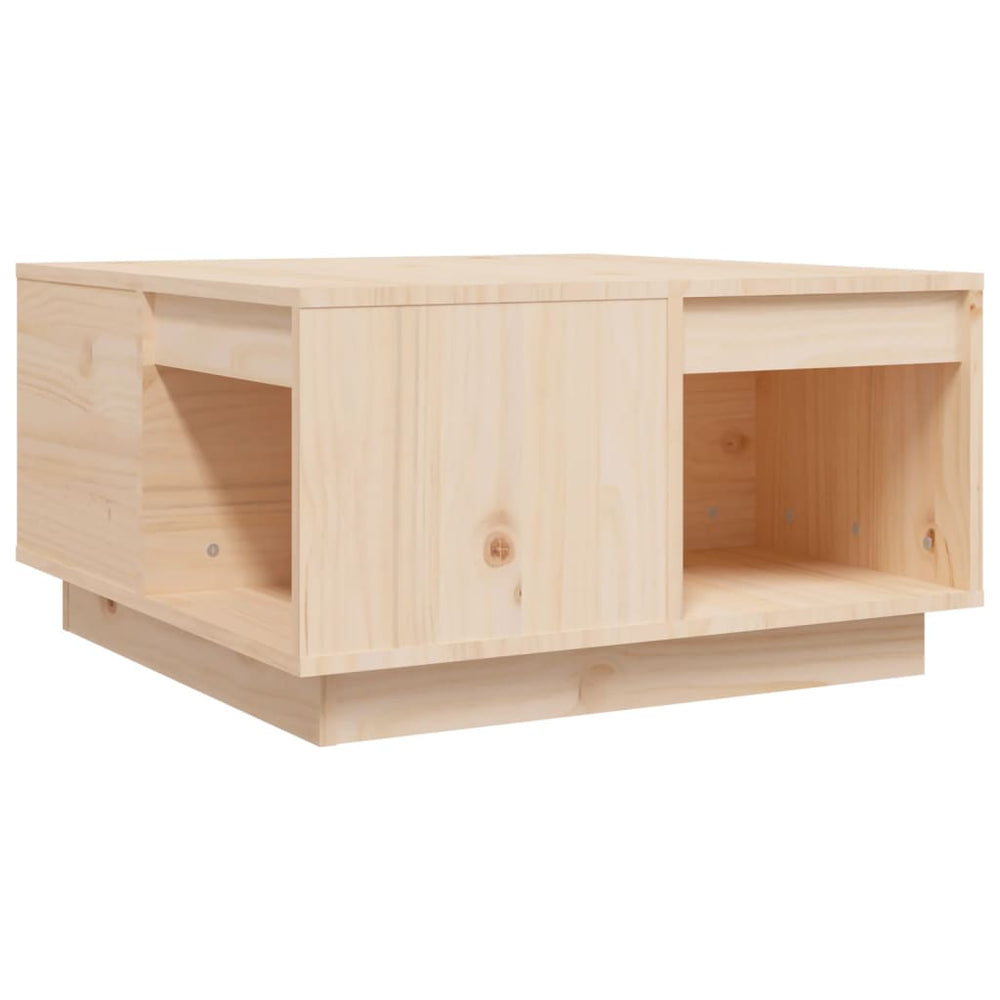Couchtisch Kiefer Massivholz 60x61 cm
