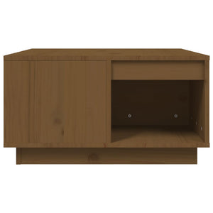 Couchtisch Honigbraun Kiefer Massivholz 60x61 cm