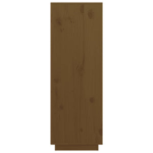 Highboard Honigbraun Kiefer Massivholz 89x40x116,5 cm