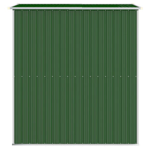 Geräteschuppen Grün 192x191x223 cm Verzinkter Stahl