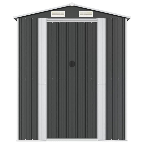 Geräteschuppen Anthrazit 192x689x223 cm Verzinkter Stahl