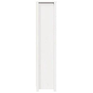 Highboard Weiß 80 cm Kiefer Massivholz