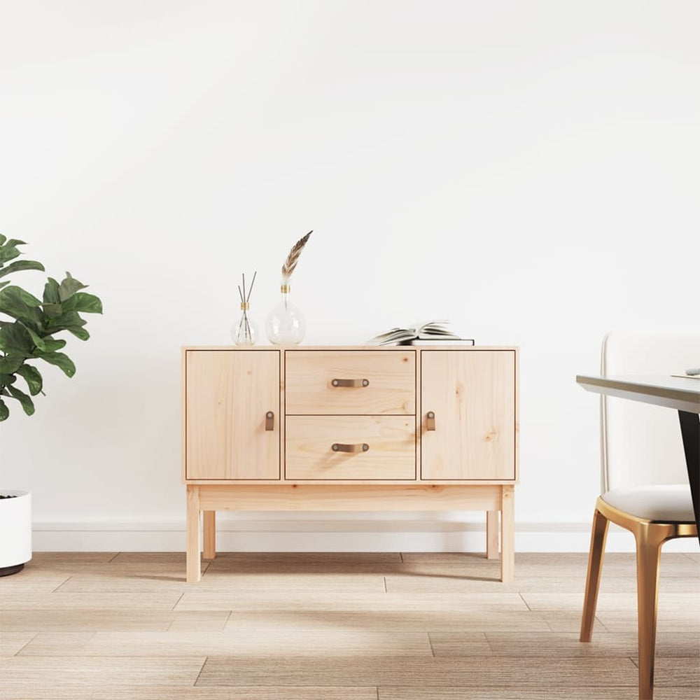vidaXL Sideboard 110x40x78 cm Solid Pine Wood
