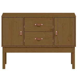 Honigbraunes Kiefer Massivholz Sideboard 110cm