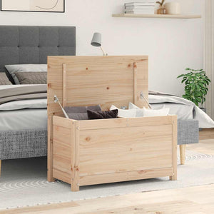 Massivholz Kiefer Truhe 80x40x45,5 cm