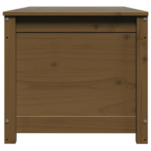 Honigbraune Kiefer Massivholz Truhe 110 cm