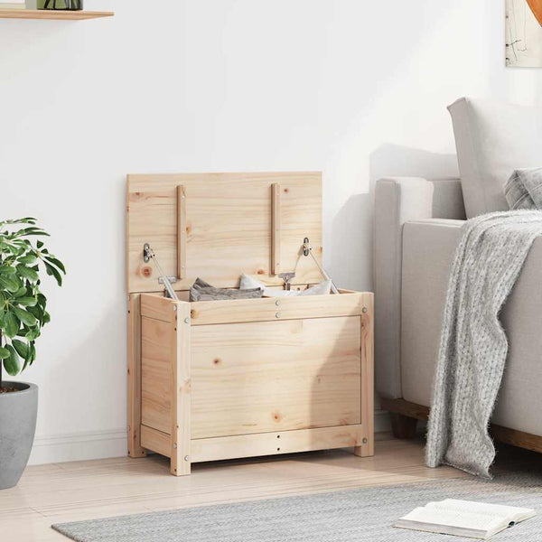 Massivholz Kiefer Truhe 60x32x45,5 cm