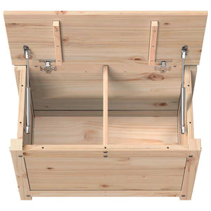 Massivholz Kiefer Truhe 60x32x45,5 cm