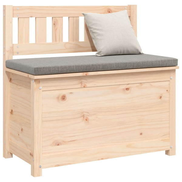 Sitzbank Kiefer Massivholz 80 cm