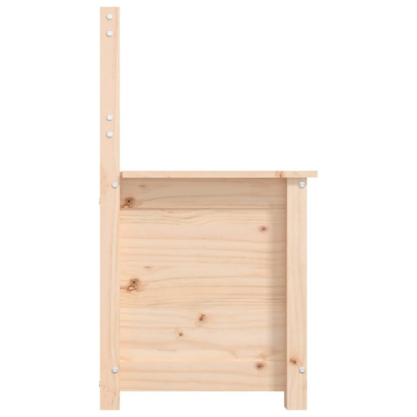 Sitzbank Kiefer Massivholz 80 cm