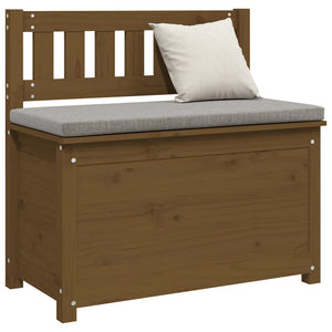 Honigbraune Kiefer Massivholz Sitzbank 80cm