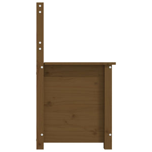 Honigbraune Kiefer Massivholz Sitzbank 80cm