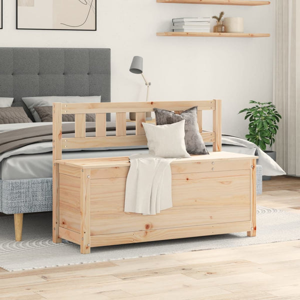 Sitzbank Kiefer Massivholz 110 cm