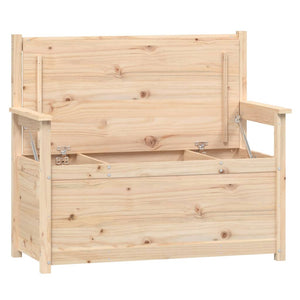 Sitzbank Kiefer Massivholz mit Stauraum