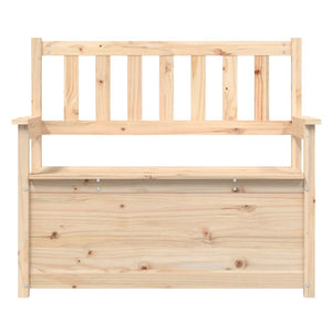 Sitzbank Kiefer Massivholz mit Stauraum