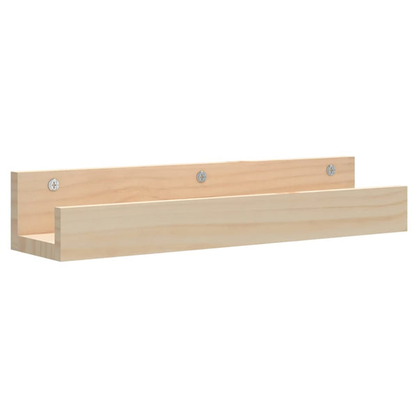 Wandregale 2er Set Kiefer 50x12x9 cm