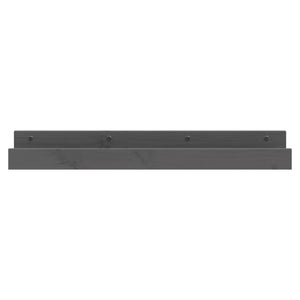 Graue Wandregale 80 cm, 2er Set