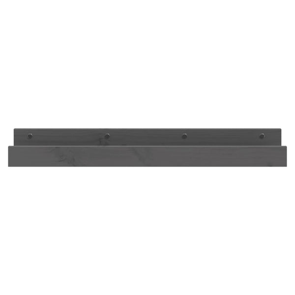 Graue Wandregale 80 cm, 2er Set