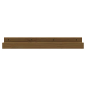 Wandregale 2er Set Honigbraun Kiefer 80cm