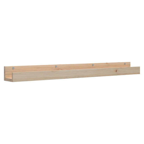 Wandregale 2er Set Kiefer Massivholz 110cm