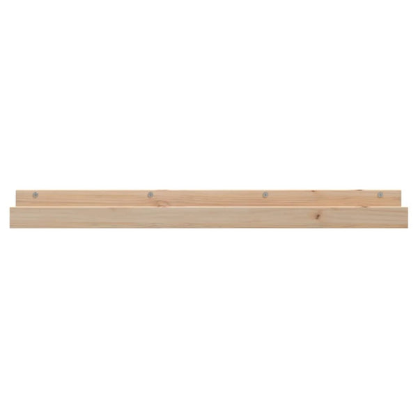 Wandregale 2er Set Kiefer Massivholz 110cm