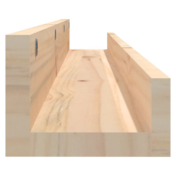 Wandregale 2er Set Kiefer Massivholz 110cm