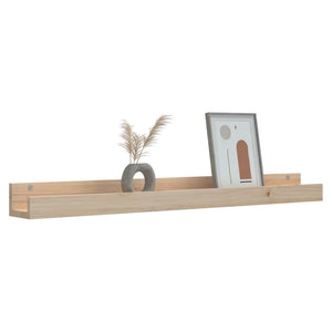Wandregale 2er Set Kiefer Massivholz 110cm