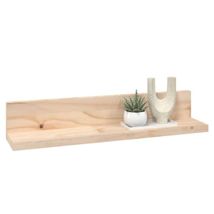Wandregale 2er Set Kiefer Massivholz 50cm