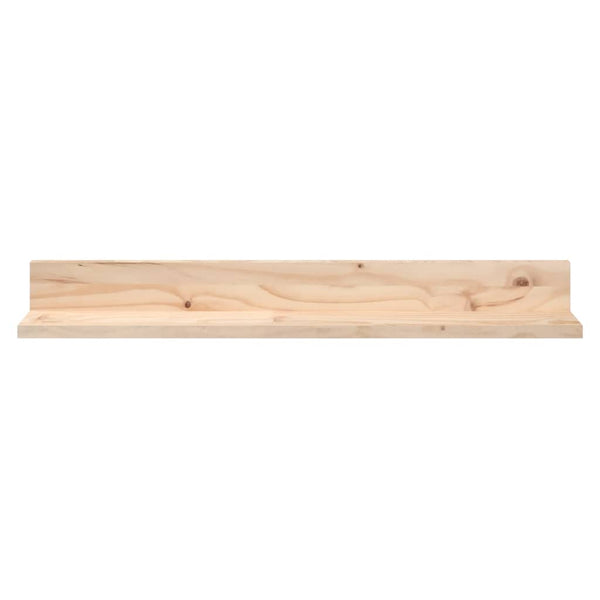 Wandregale 2er Set Kiefer Massivholz 80cm