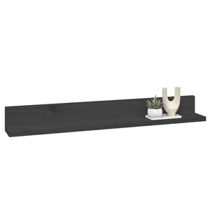 Graue Wandregale 80 cm, 2er Set