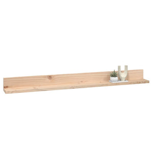 Massivholz Wandregale 110cm, 2er Set