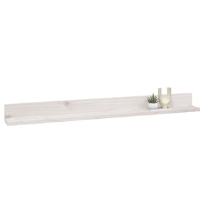 Weiße Wandregale 110cm, 2er Set