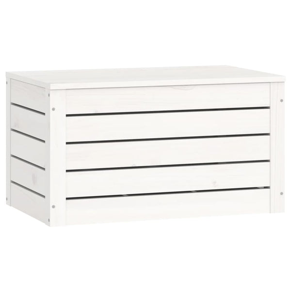 Weiße Kiefer Massivholz Truhe 59,5cm