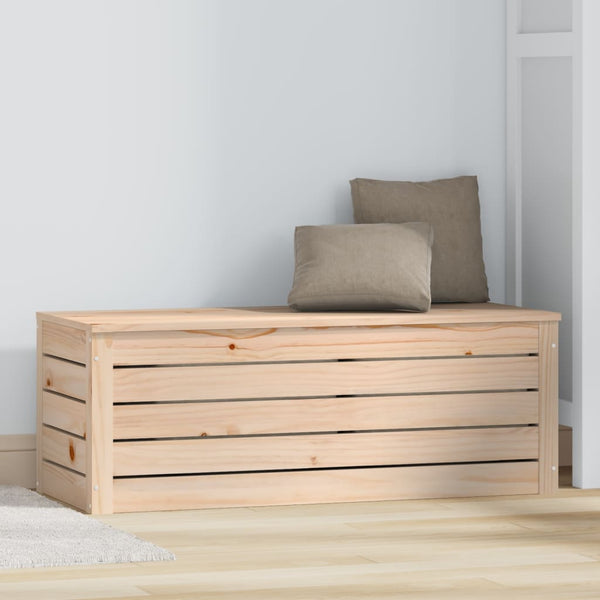Massivholz Kiefer Truhe 89cm