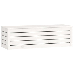 Weiße Kiefernholz Truhe 109 cm