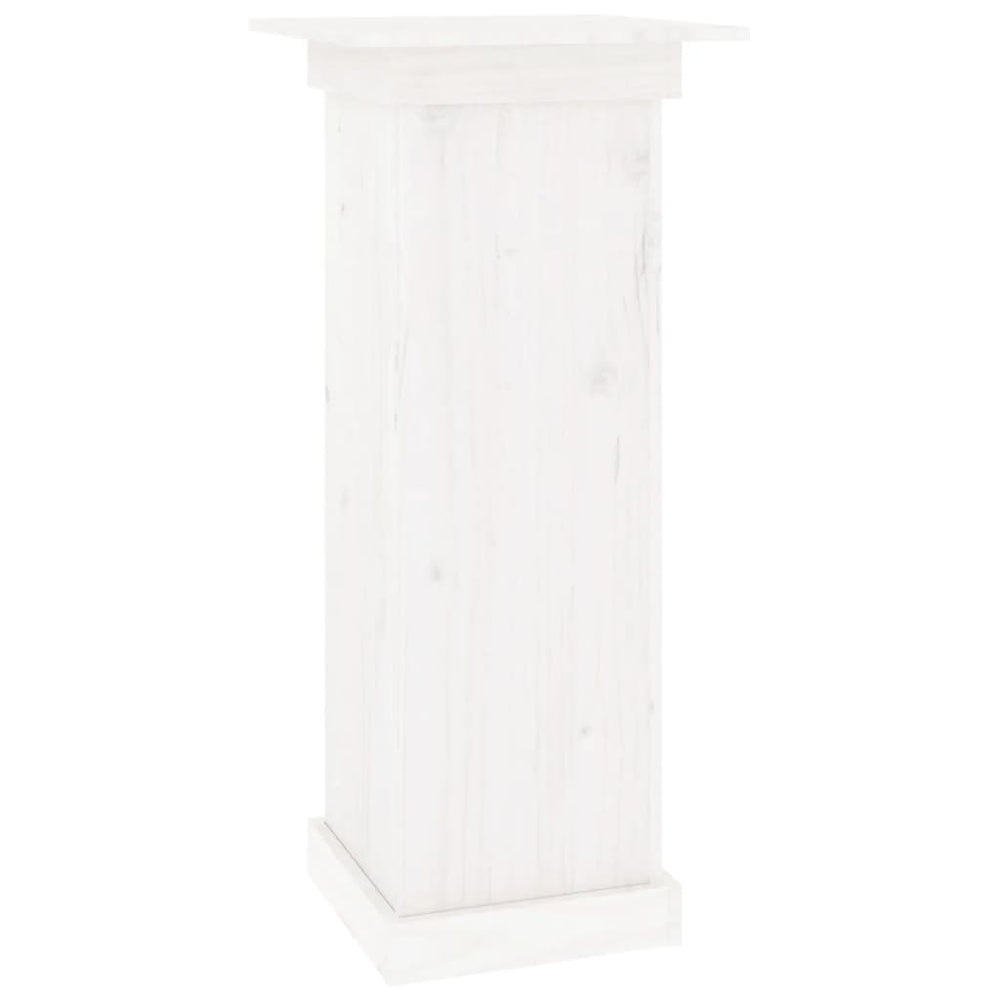 Blumenständer Weiß Kiefer Massivholz 90cm