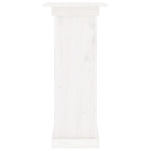 Blumenständer Weiß Kiefer Massivholz 90cm