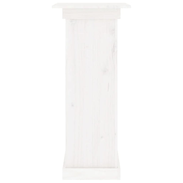 Blumenständer Weiß Kiefer Massivholz 90cm