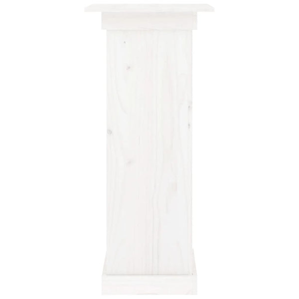 Blumenständer Weiß Kiefer Massivholz 90cm