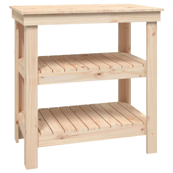 Werkbank Kiefer Massivholz 78,5x50x80 cm