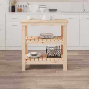Werkbank Kiefer Massivholz 78,5x50x80 cm