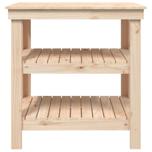 Werkbank Kiefer Massivholz 78,5x50x80 cm
