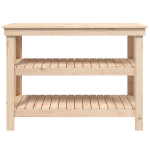 Werkbank Kiefer Massivholz 110,5 cm