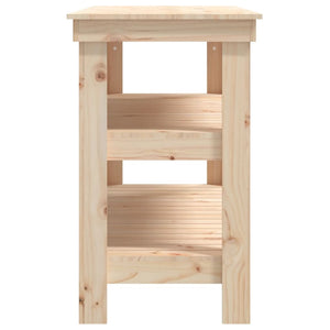 Werkbank Kiefer Massivholz 110,5 cm