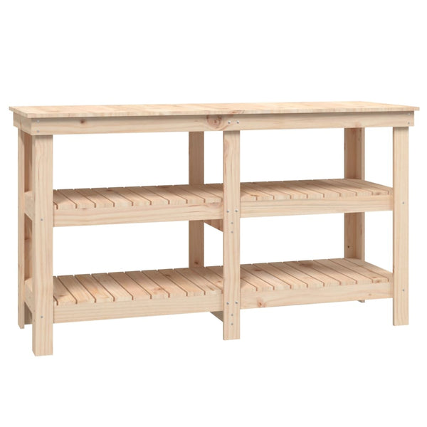 Werkbank Kiefer Massivholz 142,5 cm