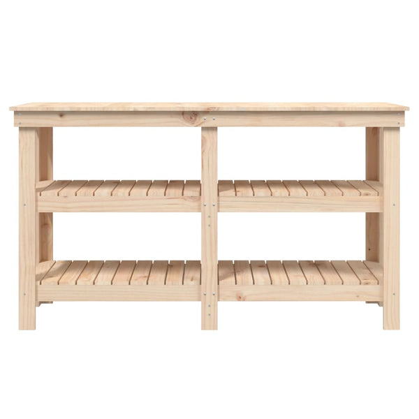 Werkbank Kiefer Massivholz 142,5 cm