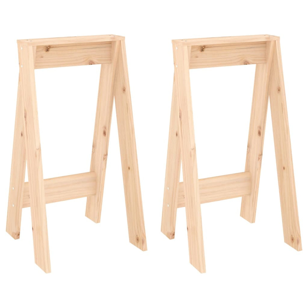 Kiefernholz Hocker 2er Set