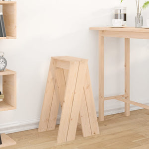Kiefernholz Hocker 2er Set