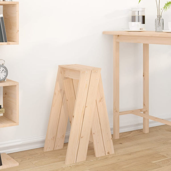 Kiefernholz Hocker 2er Set